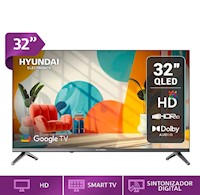Televisor Smart TV HYUNDAI QLED 32" HYLED3259QG - Google TV